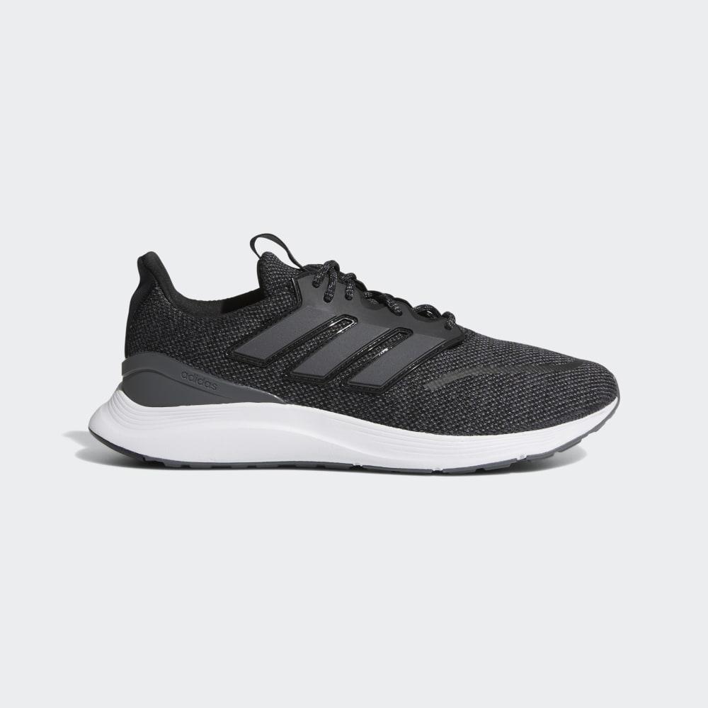 Adidas Men's Energyfalcon Wide Walking Shoes Black/Grey/White Ireland EH1539